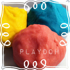 Recept på playdoh